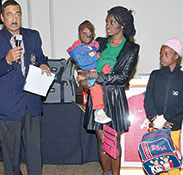 Left to right: Reggie Marimuthu, Rien ne dit Kasongo, Loide Ndemueda and Mellisa Mutetwa.